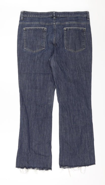 Planet Womens Blue  Denim Straight Jeans Size 32 in L26 in
