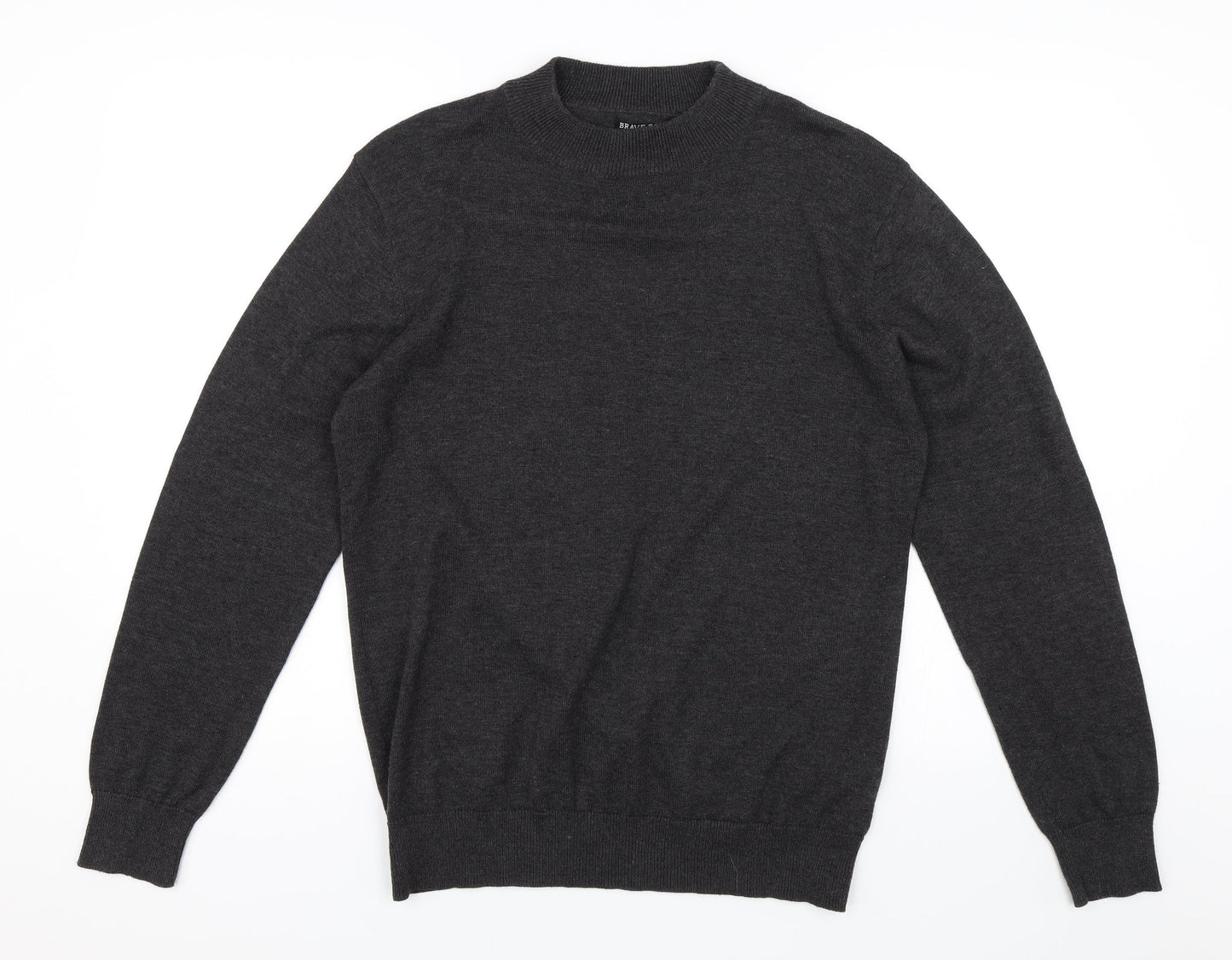 Brave Soul Womens Grey   Pullover Jumper Size L
