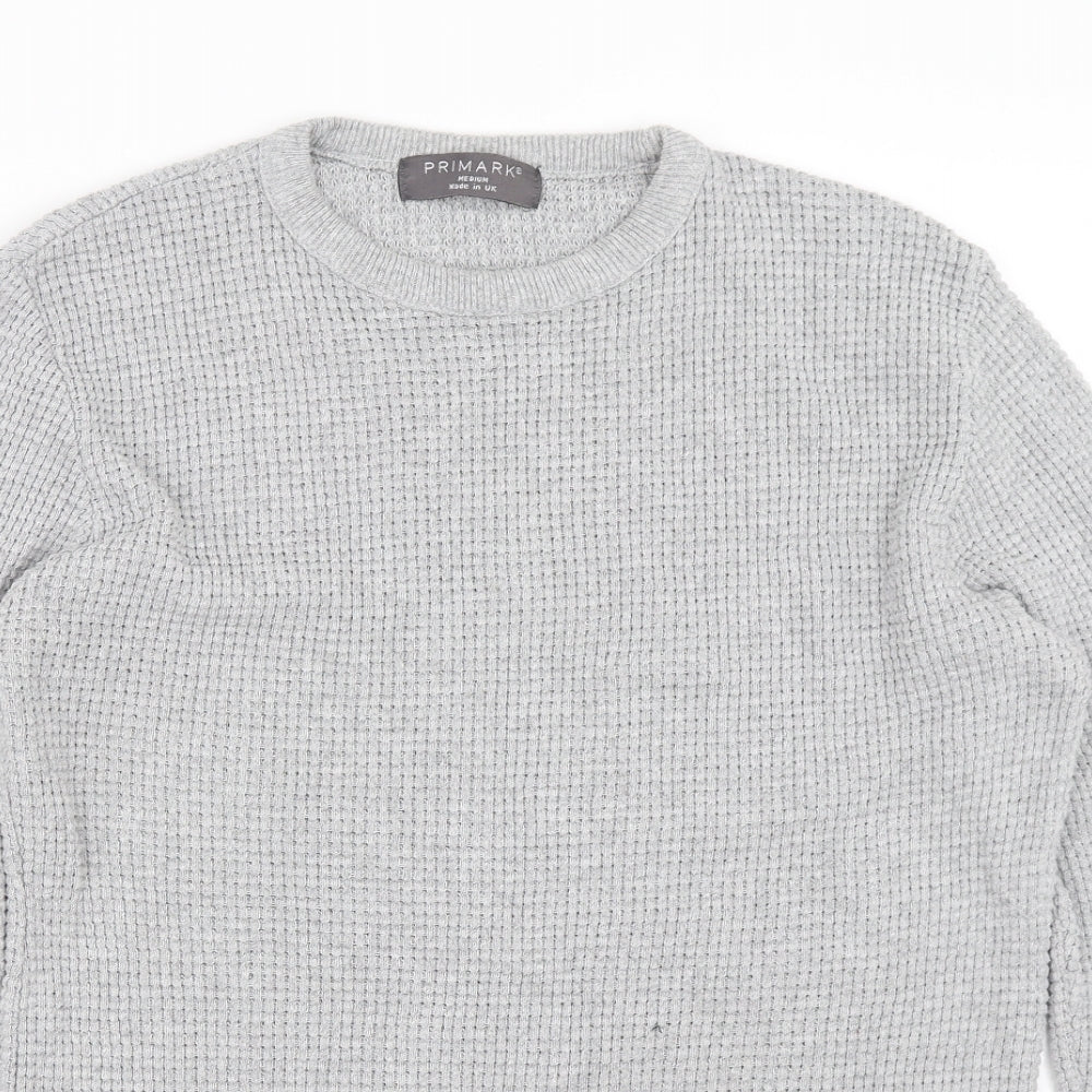 Primark Womens Grey   Pullover Jumper Size M