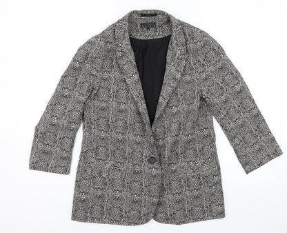 Womens UK Size 12 Preworn Black Jacket