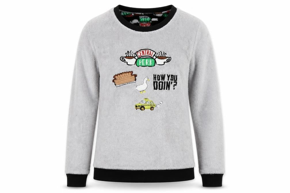 Love To Lounge Womens Grey   Pullover Jumper Size XS  - Friends