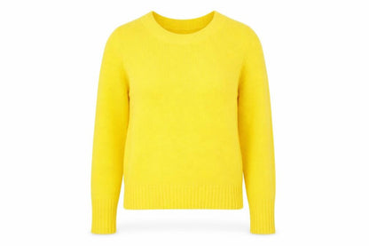 Divided Womens Yellow   Pullover Jumper Size XS