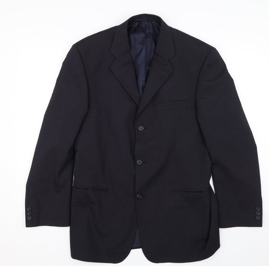 Mens UK Size 42 C&A Blue Jacket