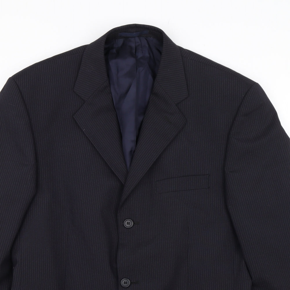 Mens UK Size 42 C&A Blue Jacket