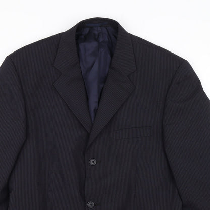 Mens UK Size 42 C&A Blue Jacket