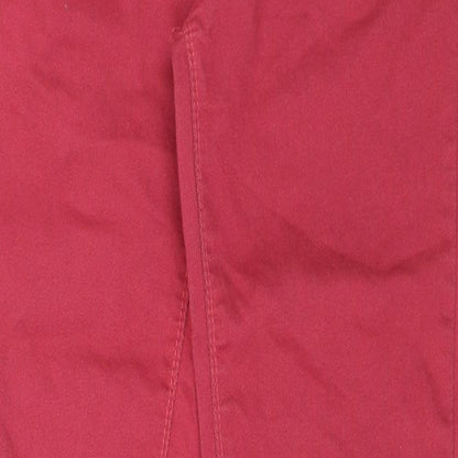 Denim & Co. Womens Red   Skinny Jeans Size 12 L27 in