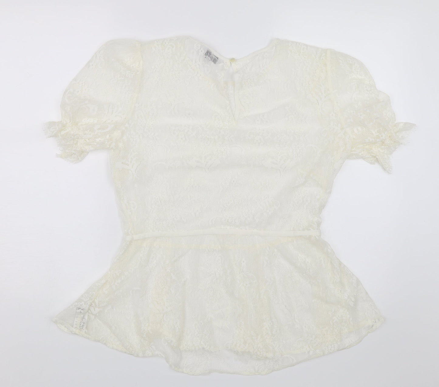 Womens UK Size 14 NEXT White Basic Blouse