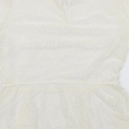 Womens UK Size 14 NEXT White Basic Blouse