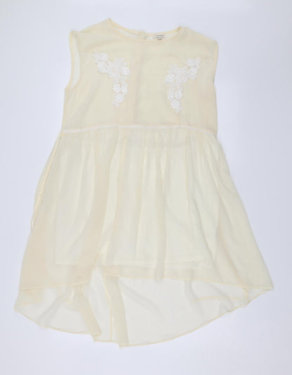 River Island Womens White Floral  Shift  Size 12