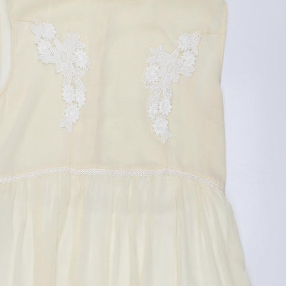 River Island Womens White Floral  Shift  Size 12