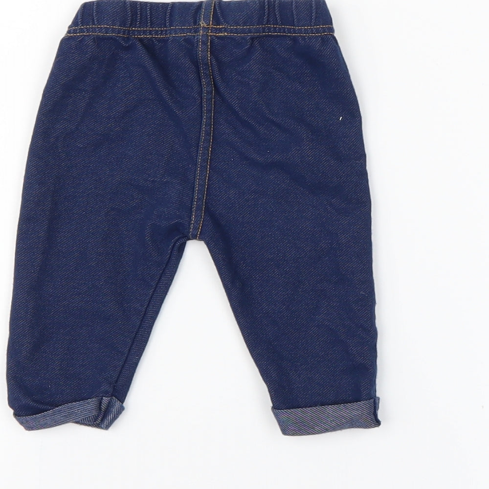 Preworn  Blue   Capri Leggings Size 3-6 Months