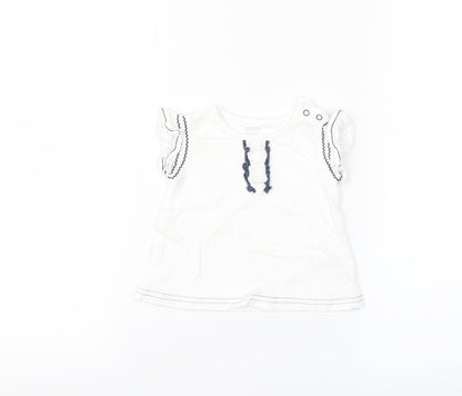 NEXT  White   Basic Blouse Size 0-3 Months