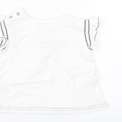 NEXT  White   Basic Blouse Size 0-3 Months