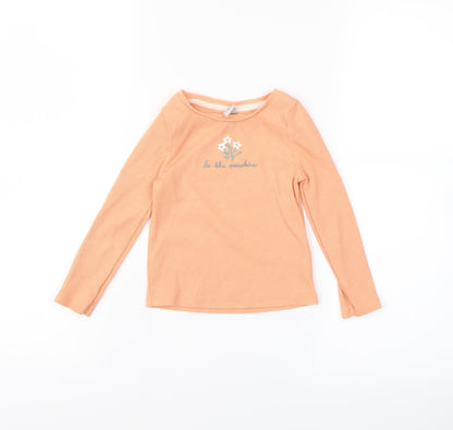 TU  Orange   Basic Polo Size 12-18 Months