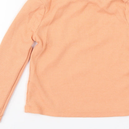 TU  Orange   Basic Polo Size 12-18 Months