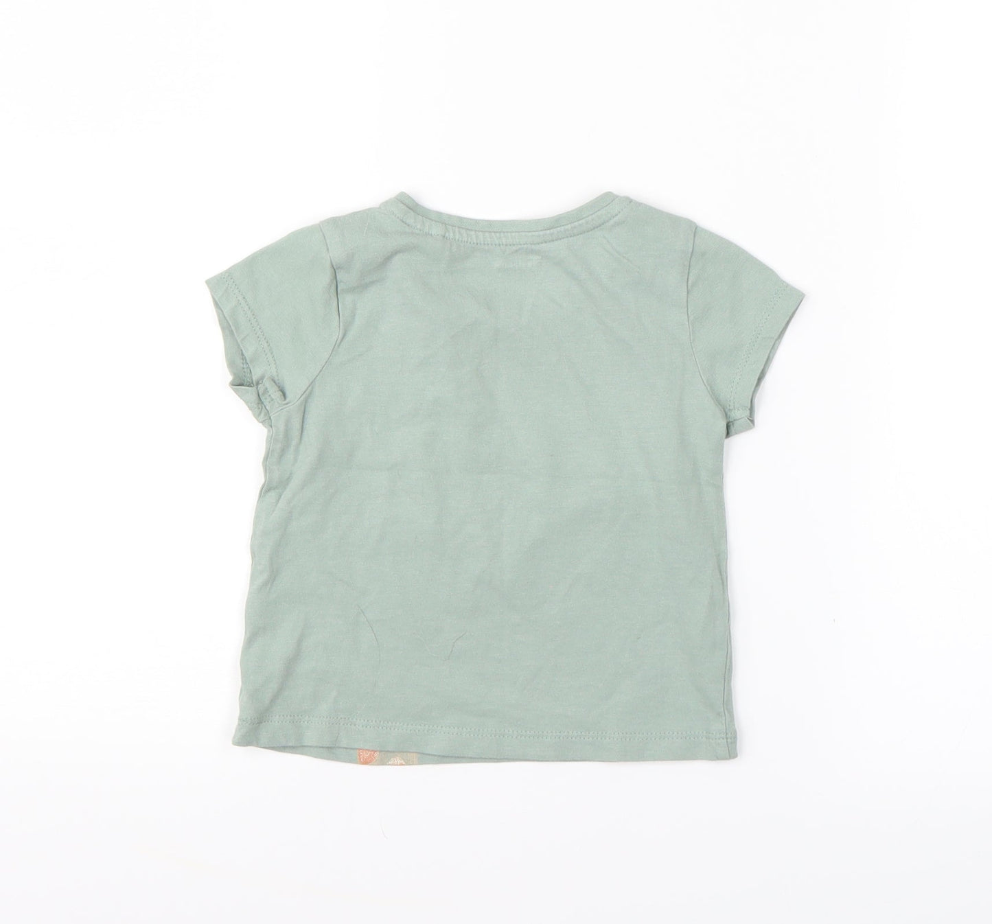 TU  Green   Basic Polo Size 12-18 Months