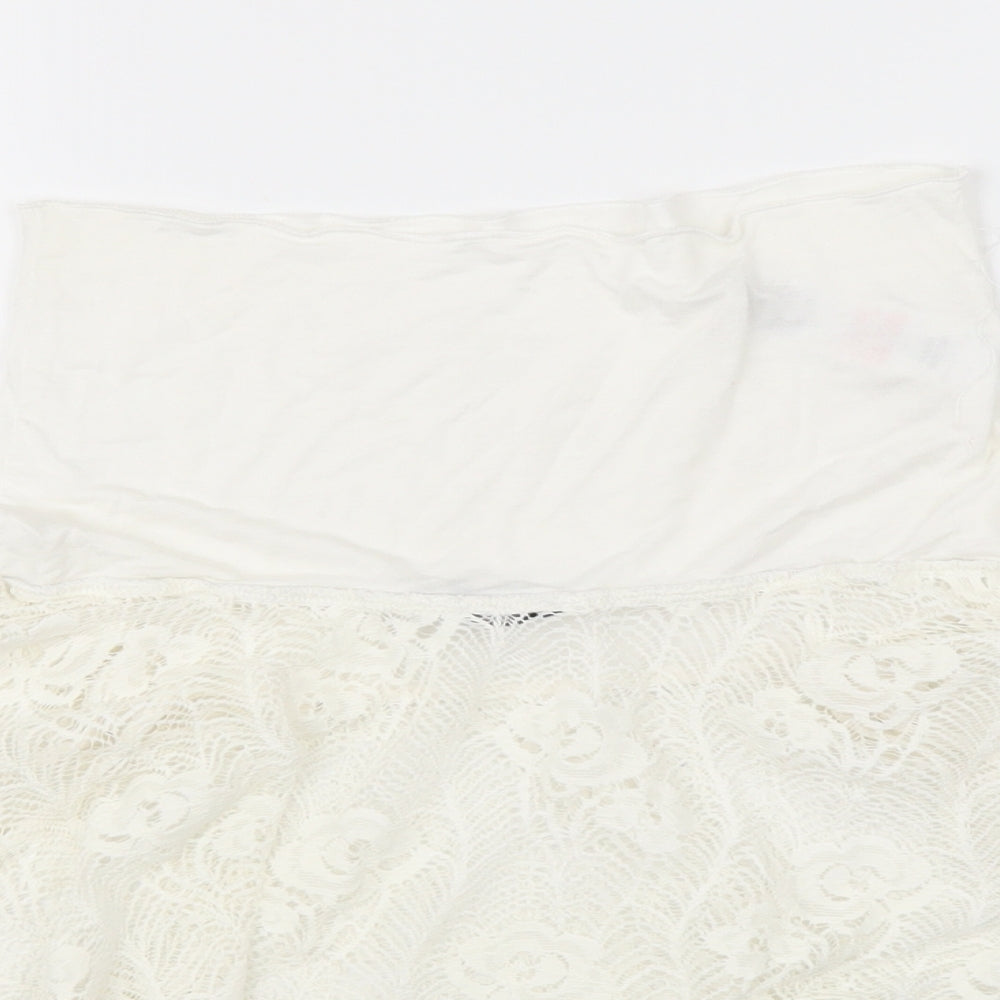 New Look Girls White Floral  Shift  Size 8 Years