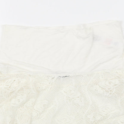 New Look Girls White Floral  Shift  Size 8 Years