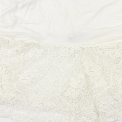 New Look Girls White Floral  Shift  Size 8 Years
