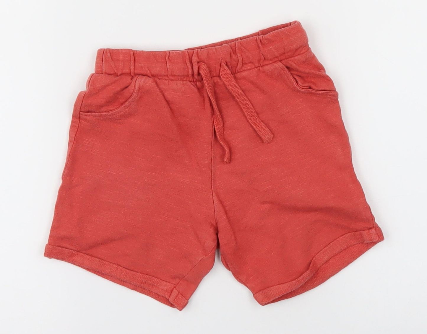 F&F Boys Orange   Cropped Trousers Size 12-18 Months