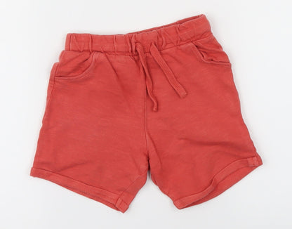 F&F Boys Orange   Cropped Trousers Size 12-18 Months