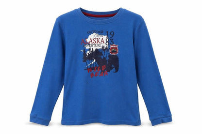 Lupilu Boys Blue   Basic T-Shirt Size 5 Years  - alaska