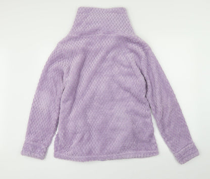 Bella Beau Womens Purple   Full Zip Jumper Size M