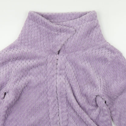 Bella Beau Womens Purple   Full Zip Jumper Size M