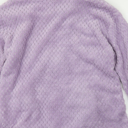 Bella Beau Womens Purple   Full Zip Jumper Size M