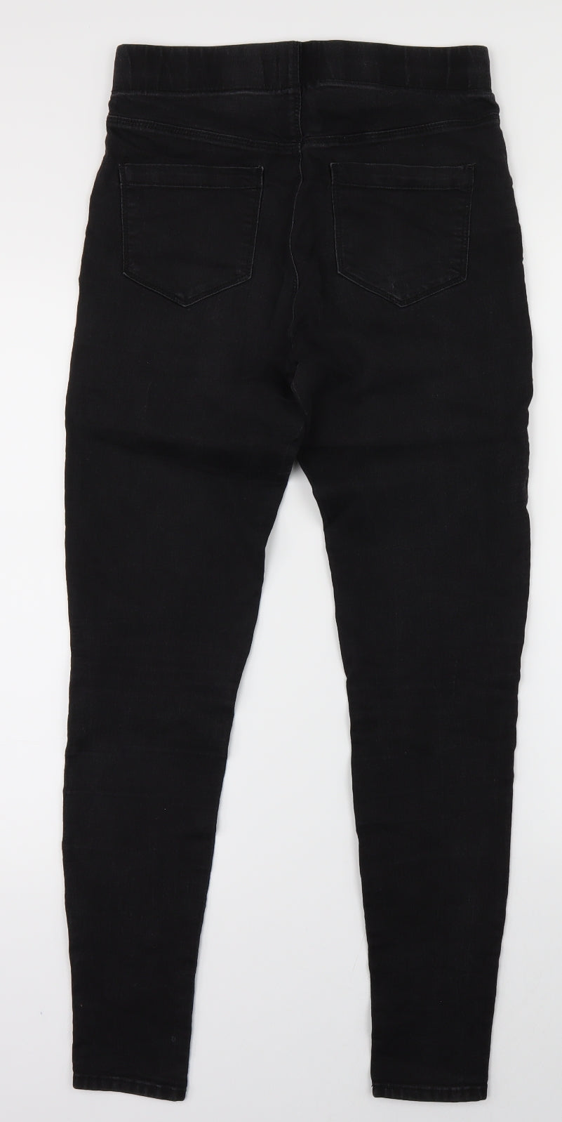 Womens UK Size 8 Preworn Regular Fit Jegging Black Jeans