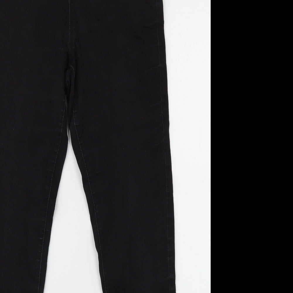 Womens UK Size 8 Preworn Regular Fit Jegging Black Jeans