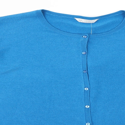 Love Knitwear Womens Blue  Knit Pullover Jumper Size 22
