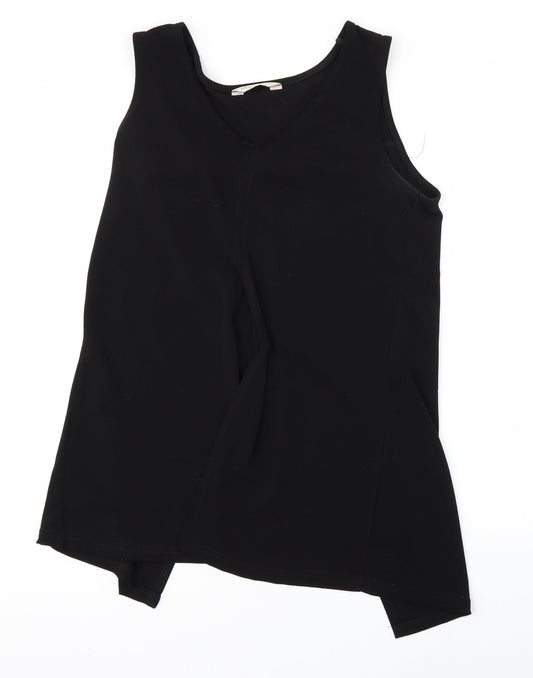 Miss Selfridge Womens Black   Basic Blouse Size 8