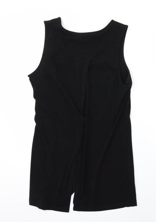 Miss Selfridge Womens Black   Basic Blouse Size 8