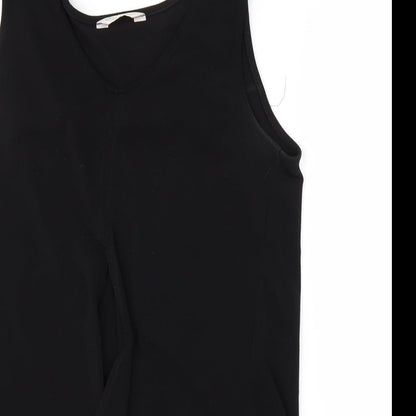 Miss Selfridge Womens Black   Basic Blouse Size 8