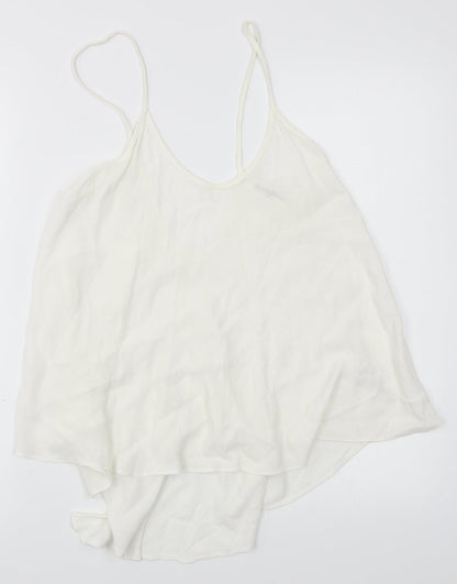 Unbranded Womens White   Basic Tank Size 8