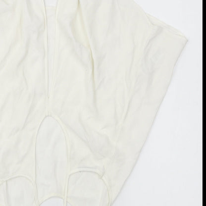 Unbranded Womens White   Basic Tank Size 8