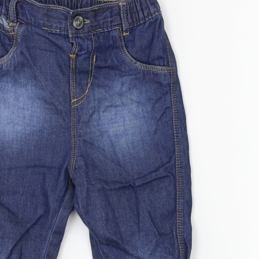George Baby Blue  Denim Jogger Jeans Size 12-18 Months