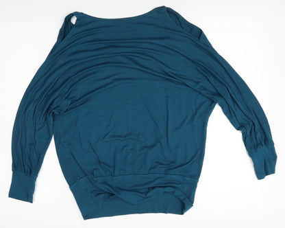 Womens UK Size 16 Matalan Blue Basic Blouse