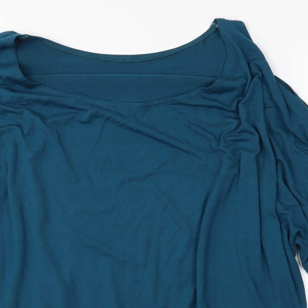 Womens UK Size 16 Matalan Blue Basic Blouse