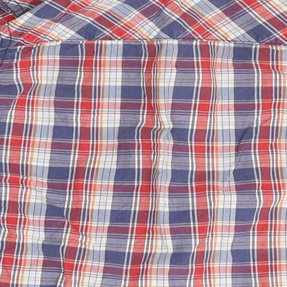 Marks & Spencer Boys Blue Plaid  Basic Button-Up Size 2-3 Years