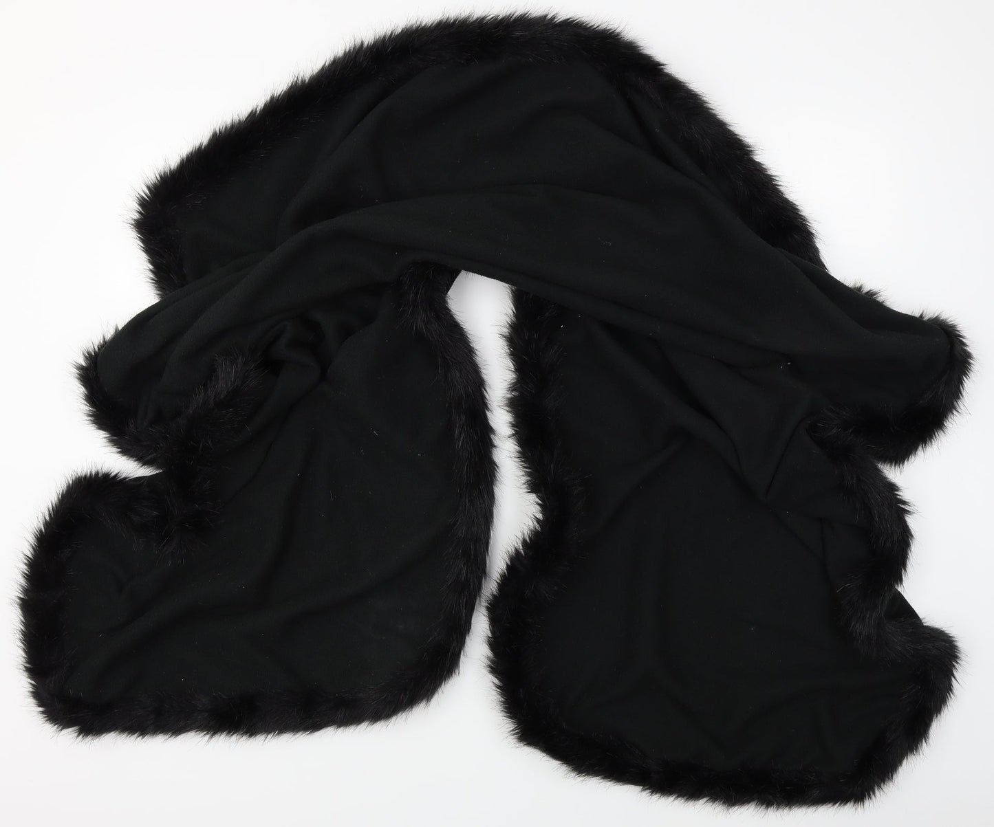 Unbranded Womens Black  Fleece Cape Jumper One Size