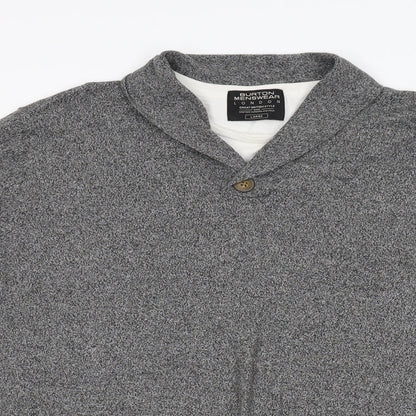 Burton Mens Grey   Pullover Jumper Size L