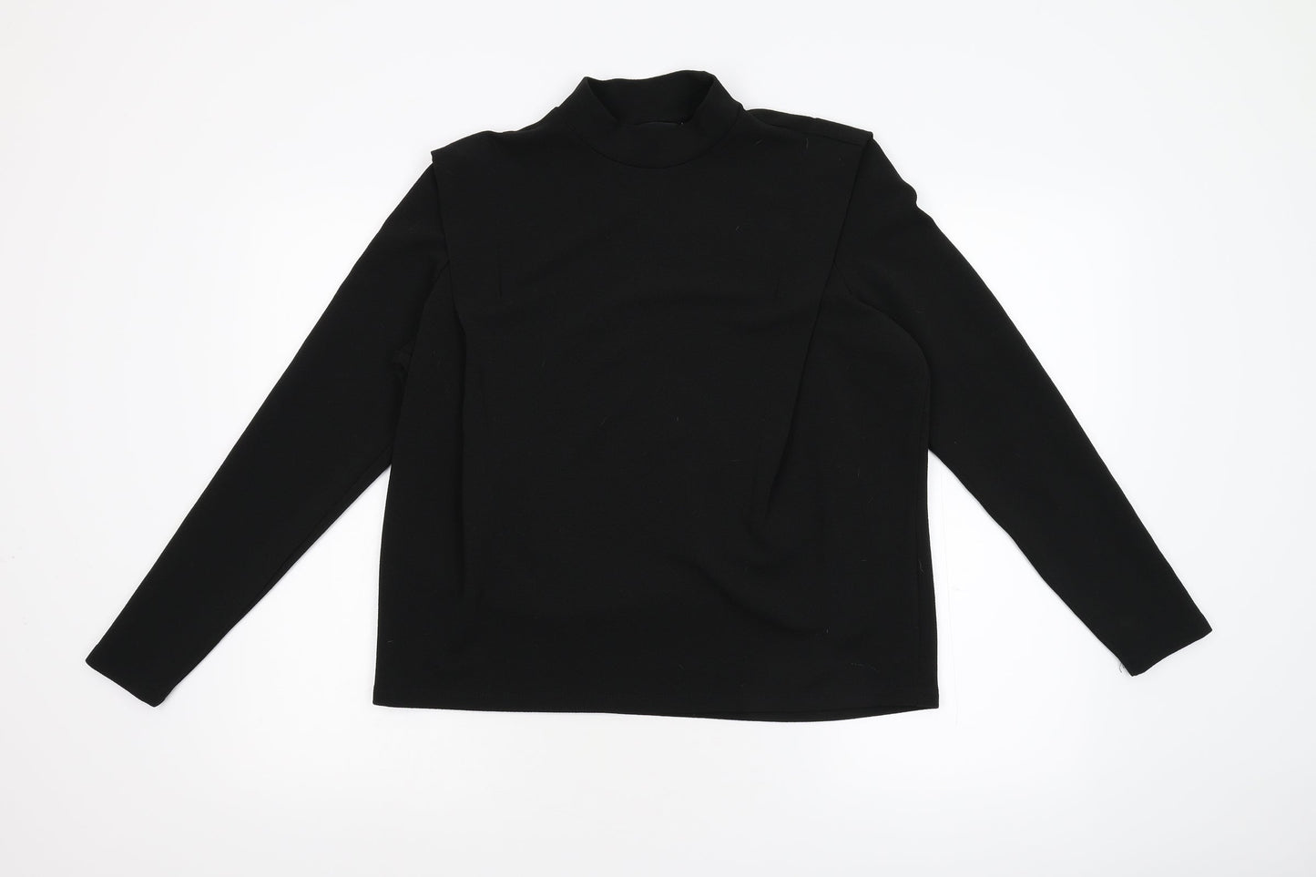 Womens UK Size M VERO MODA Black Basic Blouse