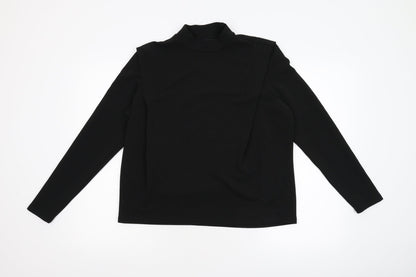 Womens UK Size M VERO MODA Black Basic Blouse