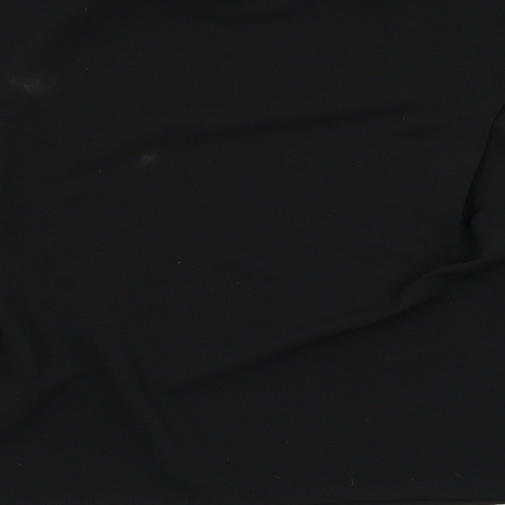 Womens UK Size M VERO MODA Black Basic Blouse