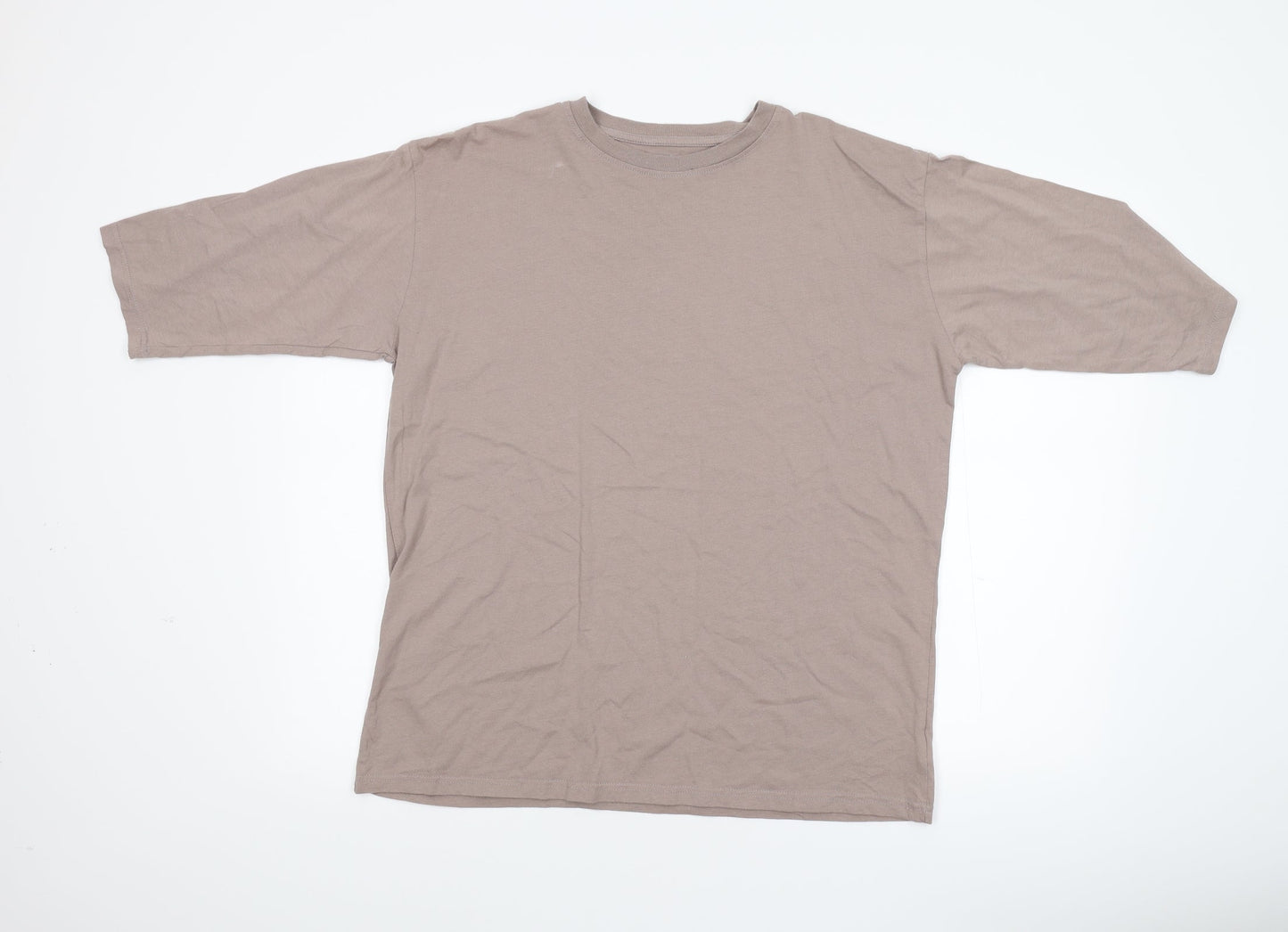 Mens UK Size 38 Boohoo Beige  T-Shirt