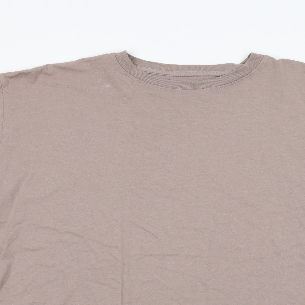 Mens UK Size 38 Boohoo Beige  T-Shirt