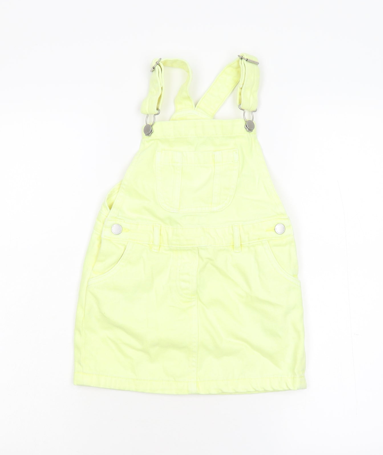NEXT Girls Yellow   Dungaree One-Piece Size 5 Years