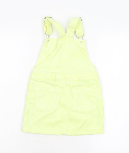 NEXT Girls Yellow   Dungaree One-Piece Size 5 Years